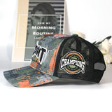 Gorra de Béisbol Gráfica para Skateboarding - Gorra Trucker de Hip Hop con Mesh Breathable, Snapback Adjustable, Diseño Unisex Embroidered para Viajes Outdoor y Skateboarders de Primavera/Otoño, Headwear Casual, Diseño Sporty, Detalle Embroidered