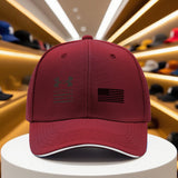 1pc Gorra Clásica Unisex de Verano y Otoño - Gorra Snapback Negra Transpirable Under Armor para Exteriores, Camping, Baile Callejero, Running, Fitness, Uso Casual y Regalo Versátil