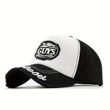 Gorra de Béisbol Bordada para Hombre y Mujer, Estilo Versátil Coreano con Ajuste Snapback y Diseño Desgastado