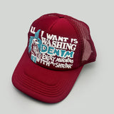 Esta red, que se puede reajustar, presenta diseños encantadores y caprichosos, letras y bordado 3D. Es el regalo perfecto para viajes, pesca al aire libre y para compartir con amigos y familiares. Sombrero para hombre, gorra con ala para hombre