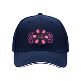 Gorra de Béisbol Clásica con Estampado de Flores, Visera Curva Unisex para Deportes al Aire Libre, Regalo de Navidad, Opción de Regalo para Fiestas de 1 o 2 Piezas