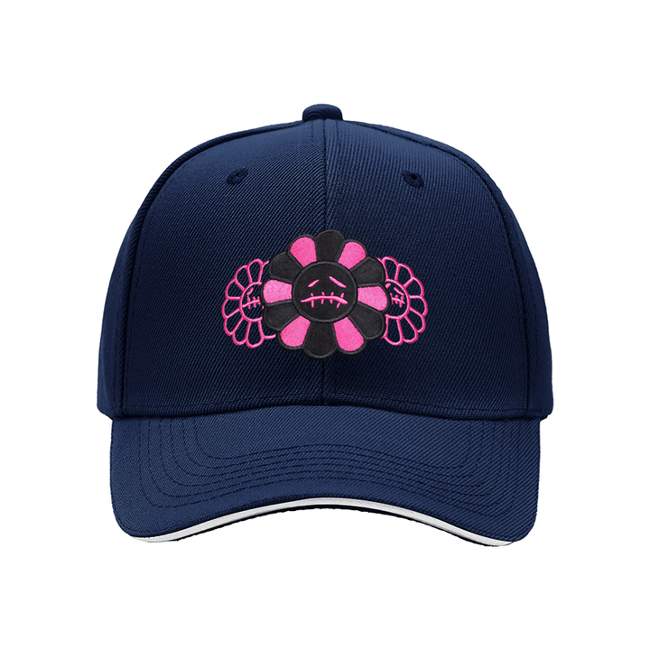 Gorra de Béisbol Clásica con Estampado de Flores, Visera Curva Unisex para Deportes al Aire Libre, Regalo de Navidad, Opción de Regalo para Fiestas de 1 o 2 Piezas
