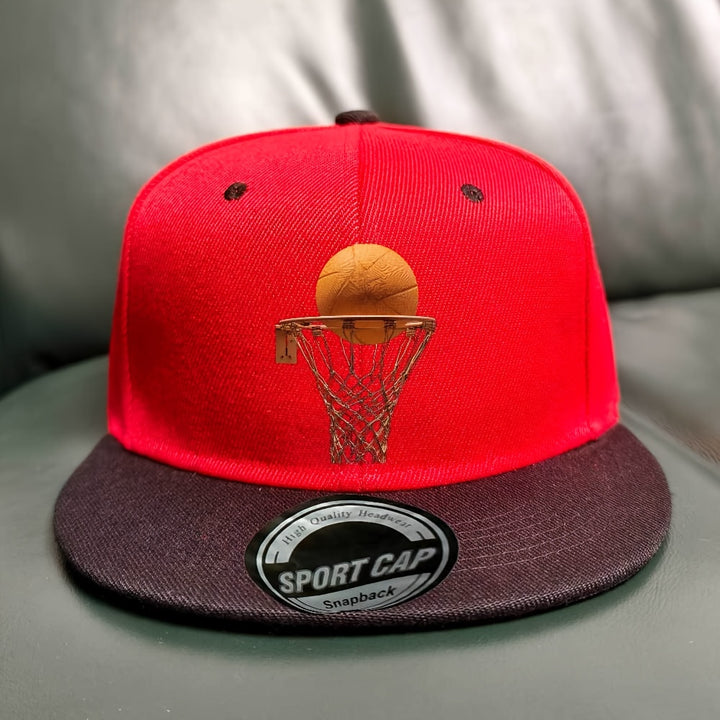 Gorra Unisex de Béisbol - Ligera y Transpirable con Cierre Snapback, Diseño Gráfico de Canasta en Dos Tonos Morado y Amarillo - Para Deportes, Aire Libre Casual, Regalo para el Día del Padre - Poliéster Lavable a Máquina, Accesorio para Aficionados al Dep