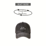 Bordado De Letras Fans Gorra De Béisbol Lavado Desgastado Ajustable Sombreros Para El Sol Concierto Rave Dad Sombrero Para Mujeres Y Hombres