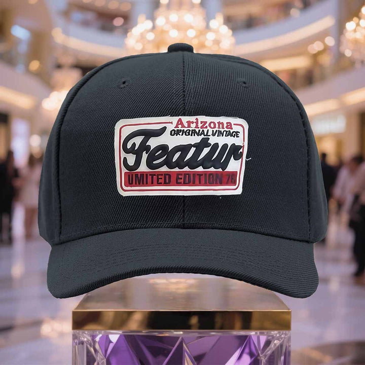 Gorra de béisbol ligera y transpirable para hombre FEATUR - Gorra ajustable con cierre de clic para papá con diseño original de Arizona, azul suave lavado para actividades al aire libre, regalo del Día del Padre y ropa casual, gorra de béisbol, ropa de ca