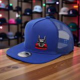 1 gorra de béisbol con logo KENWORTH para camiones - Snapback ajustable, respaldo transpirable en malla, ligera y cómoda tela poliéster. Ideal para hombres conductores de semirremolques o eventos casuales e informales (estampado /rojo). Apto todo el año.