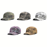 Gorra de Béisbol Ligera y Transpirable para Hombre con Diseño Camuflaje, Secado Rápido, Cinco Paneles, Ideal para Exteriores
