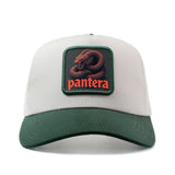 Gorra de béisbol para hombres y mujeres - Ligera y transpirable, con correa ajustable, diseño de serpiente roja y negra, parte trasera de malla no elástica para pesca, al aire libre, casual - Gorra de protección solar unisex para hombres y mujeres, ropa d