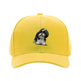 1 gorra de béisbol con estampado de perro Shih Tzu - Gorra ajustable con diseño de cara de Shih Tzu, accesorio ligero y casual para amantes de mascotas, lavable a mano, ideal para uso diario y regalos para dueños de perros