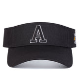 Gorra de sol ajustable de punto para hombre - Estilosa opciones negra, blanca, azul marino y beige para uso al aire libre, deportes y vestimenta casual - Perfecta para primavera, verano, otoño y vacaciones de playa, Sombrero de vacaciones de playa | Equip