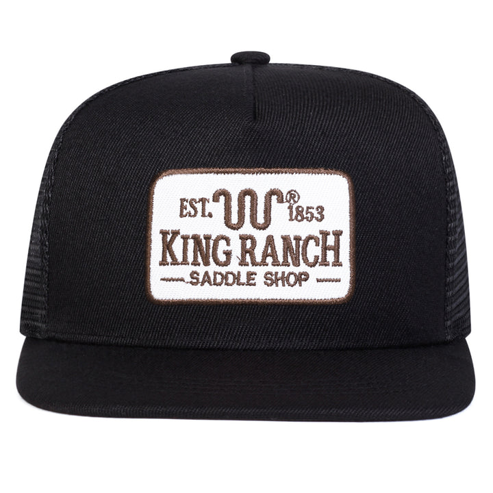 Gorra de béisbol hip-hop KING RANCH para hombre - Snapback ajustable, poliéster ligero, con logo bordado, sombrero casual para viajes de primavera/verano y fiestas en la playa, sombrero de playa