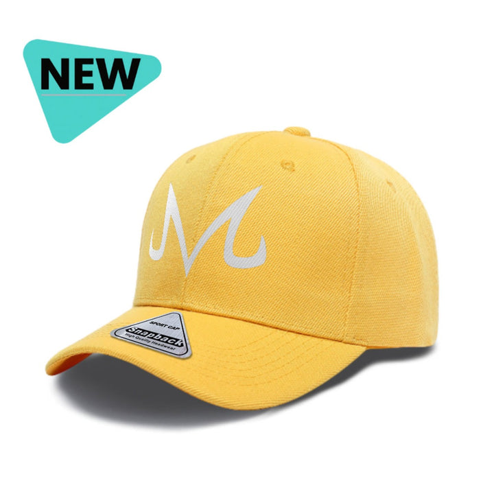 Gorra Trucker Ajustable con Logo Majin Vegeta - Gorra de Béisbol Ligera de Poliéster con Letras Japonesas Blancas y Estampado Gráfico de Vegeta, Gorra Hip Hop Negra para Hombre, Casual para Todas las Estaciones, Escalada, Playa, Uso Diario, Lavable a Máqu