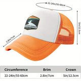 Gorra de béisbol transpirable para hombres, adecuada para hombres y mujeres, ajustable, perfecta para actividades al aire libre de verano en el Parque Nacional del Nuevo Río Gorge.