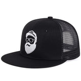 Gorra de béisbol con patrón de tío barbudo para hombre