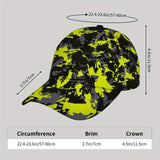 Gorra de Béisbol Casual para Hombres JKXWL - Estilo Callejero en Verde Neón y , Hebilla Ajustable Ligera, Poliéster Transpirable para Deportes al Aire Libre y Uso Diario, Uso Todo el Año, Regalo Festivo, Gorra de Béisbol, Accesorio Cómodo para la Cabeza