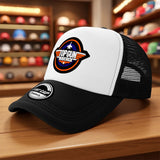 1pc Gorra de Béisbol Estampada Top Gun Maverick - Tejido Ligero y Transpirable, Diseño en Dos Tonos Blanco y con Detalles Metálicos, Unisex para Moda Urbana, Golf, Pesca, Actividades al Aire Libre, Accesorio Deportivo, Costura de Alta Calidad, Ideal para