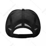 Gorra de Béisbol Ajustable de Malla Transpirable con Grafiti de Palmeras Vibrantes - Estilo Hip-Hop, Sombrero de Playa de Verano para Hombres y Mujeres, Lavable a Máquina