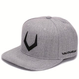 1 gorra plana tipo V para hombre, gorra de béisbol estilo hip hop