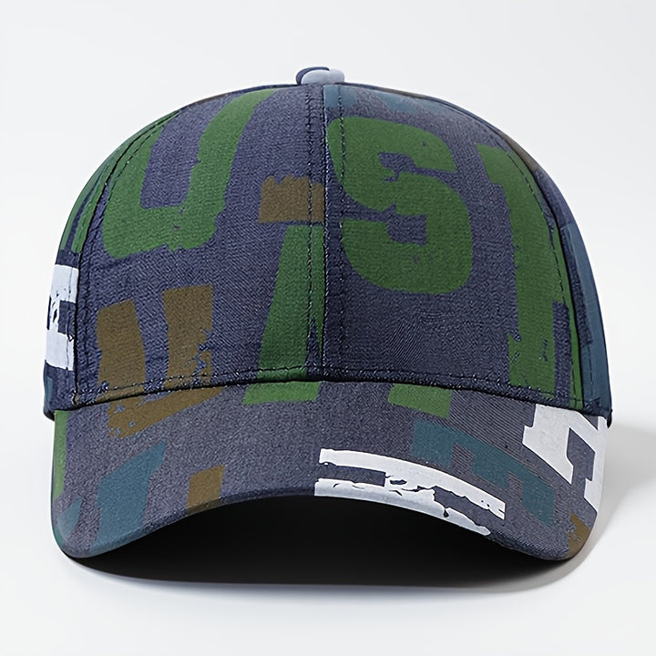 Gorra de Béisbol Unisex Ajustable y Plegable con Estampado de Paisaje Urbano y Graffiti - Sombrero Plegable para Todas las Estaciones para Hombres y Mujeres, Estilo Casual para Viajes al Aire Libre, Estilo Icónico (Lavable a Mano)