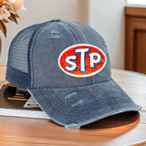 SXM002 Gorra de béisbol transpirable con rejilla ajustable, poliéster, tejido de punto, ajustada, cierre de palanca, lavable a máquina, para todas las estaciones, con patrón @1116@-stp para hombres y mujeres