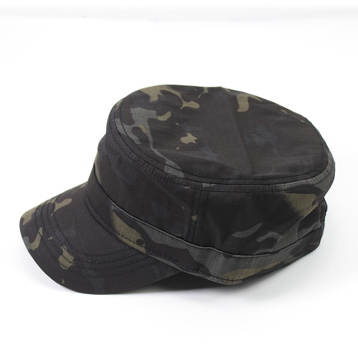 Gorra de béisbol ajustable para hombre, estilo militar con diseño de camuflaje, resistente en poliéster, ideal para deportes al aire libre y manejo de camiones