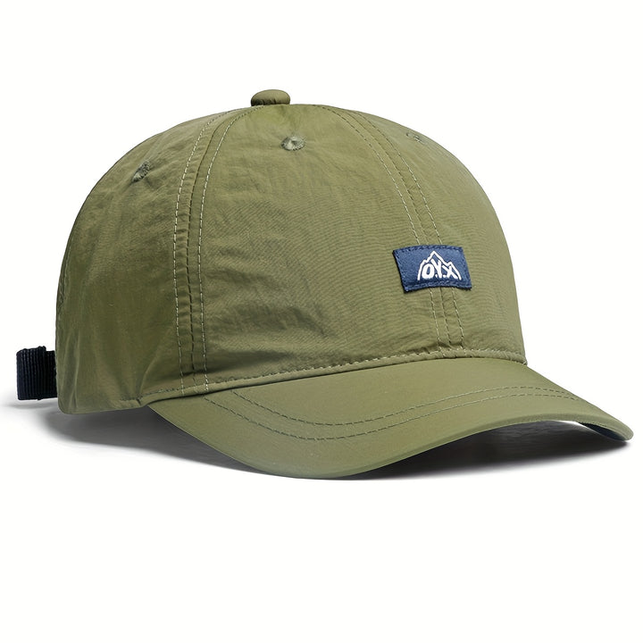1 Gorra de béisbol con logo ESPT para hombre y mujer - Gorra ligera, transpirable y de secado rápido con letras ESPT llamativas, ajuste ajustable, visera curva y ala estructurada para deportes al aire libre, sombrero para viajes casuales (//Gris/Azul Mari