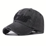 1pc Gorra de béisbol con las letras 'Nueva York', elegante y sencilla, con un diseño con aspecto desgastado y una estrella de cinco puntas, adecuada para actividades al aire libre como senderismo, camping, salidas a la playa, pintura callejera y jugar ...
