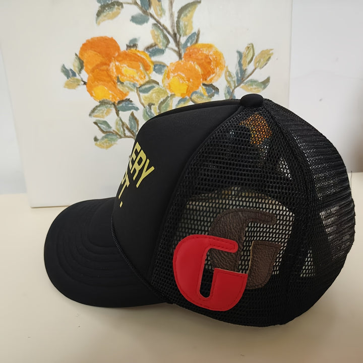 1 Gorra de Béisbol Ligera y Transpirable para Hombre - Diseño de Verano, 100% Poliéster, Lavado a Mano, Negra para Uso Casual, Deportes y Actividades al Aire Libre