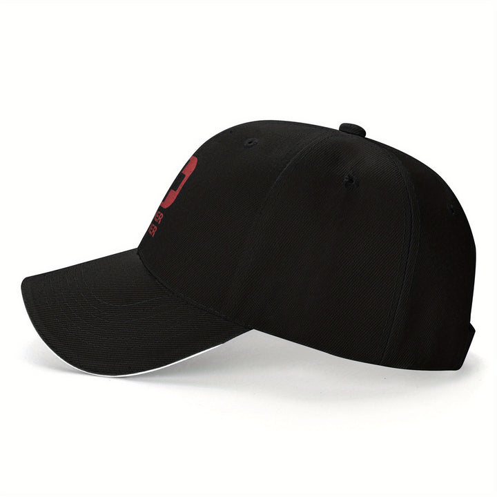 1 gorra Boner Doner con logo - Logo en rojo y blanco llamativo, correa ajustable, ligera pero duradera para hombres y mujeres: béisbol ideal para exteriores, ciclismo, pesca, gym o uso médico. Regalo divertido (diseño de chiste turco sobre medicina). Lava