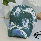 1pc Gorra Unisex Retro Tie-Dye - Ajustable y Transpirable con Cierre Snapback, Diseño a Rayas para Deportes al Aire Libre y Fiestas de Baile, Lavado a Mano, Esencial para Vacaciones, Gorra Duradera, Moda Casual