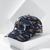 Gorra de Béisbol de Camuflaje [Poliestera], Ajuste Elástico de Poliéster, Sombrero Ligero para Todas las Estaciones con Cierre de Tirón, Solo Lavado a Mano - Diseño de Pico de Pato a la Moda