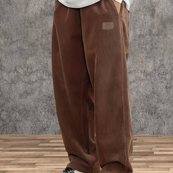 Pantalones de mezclilla de hombre, ajuste holgado, comodidad para todas las estaciones, bolsillos, tejido no elástico, ropa casual | Pantalones de ajuste holgado | Estilo casual