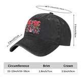 Gorra de Béisbol Gráfica Rock Band - Gorra Ligera Ajustable con Visera Curvada para Hombres y Mujeres, Sombrero Unisex Casual, Estampado Audaz, Ajuste Cómodo, Para Uso Diario