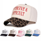 Gorra de béisbol bordada personalizada para mujer, con un diseño de camionero caro y desafiante, ideal para gorras deportivas de exterior, perfecta para la moda casual urbana durante viajes de primavera y otoño, incluyendo vacaciones en la costa y 10 apro
