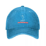 Gorra de béisbol de Radiohead, Algodón lavado y desgastado, Ajustable Snapback, Sombrero de hip hop ligero, Estilo punk rock unisex de los 90, Lavar en máquina