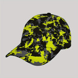 Gorra de Béisbol Casual para Hombres JKXWL - Estilo Callejero en Verde Neón y , Hebilla Ajustable Ligera, Poliéster Transpirable para Deportes al Aire Libre y Uso Diario, Uso Todo el Año, Regalo Festivo, Gorra de Béisbol, Accesorio Cómodo para la Cabeza