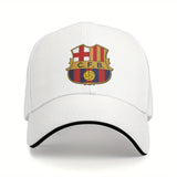 Gorra de Béisbol Barcelona para Hombre - Visera Curva, Protección Solar SPF con Recubrimiento PVC, Ligera y Duradera - Regalo Ideal para Aficionados del Fútbol (), Diseño Deportivo, Actividades al Aire Libre
