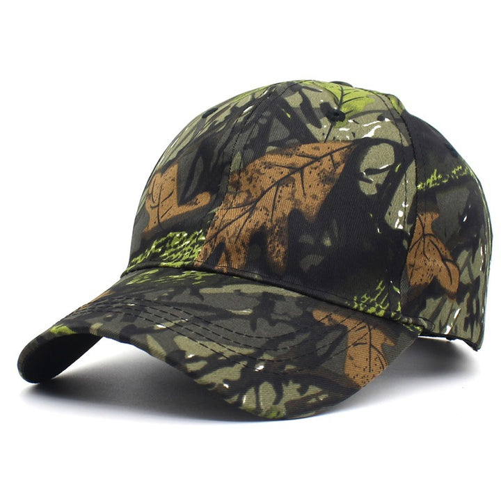 Gorra de Béisbol con Camuflaje para Hombre - Ajustable con Cierre de Presión, Protección Solar, Poliéster Transpirable, Ideal para Deportes al Aire Libre, Camping y Senderismo