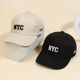 Gorras de Béisbol Casuales Bordadas con la Letra 'NYC' para Niños y Niñas Pequeños, Adecuadas para Edades de 8-12 Años