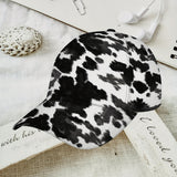Gorra de Béisbol con Estampado de Vaca Ajustable y Ligera Transpirable para Deportes y Actividades al Aire Libre, Estilo Glamuroso para Todas las Estaciones, Regalo Ideal para Vacaciones