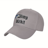 1pc Gorra de Béisbol de Poliéster Ajustable de Música Rock Limp Rapcore Bizkit Taurus07, Ligera y Transpirable, Sombrero de Sol de Golf con Visera Curva, Estilo Y2K de Moda para Hombres y Mujeres, Regalo Perfecto para Vacaciones/Cumpleaños