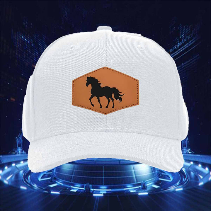 Gorra Trucker Snapback para Amantes de los Caballos - con Gráfico de Caballo Naranja, Poliéster Duradero, Ajuste Ajustable para Hombres y Mujeres, Perfecta para Ocio al Aire Libre, Deportes y Celebraciones Festivas, Regalos para Amantes de los Caballos, G