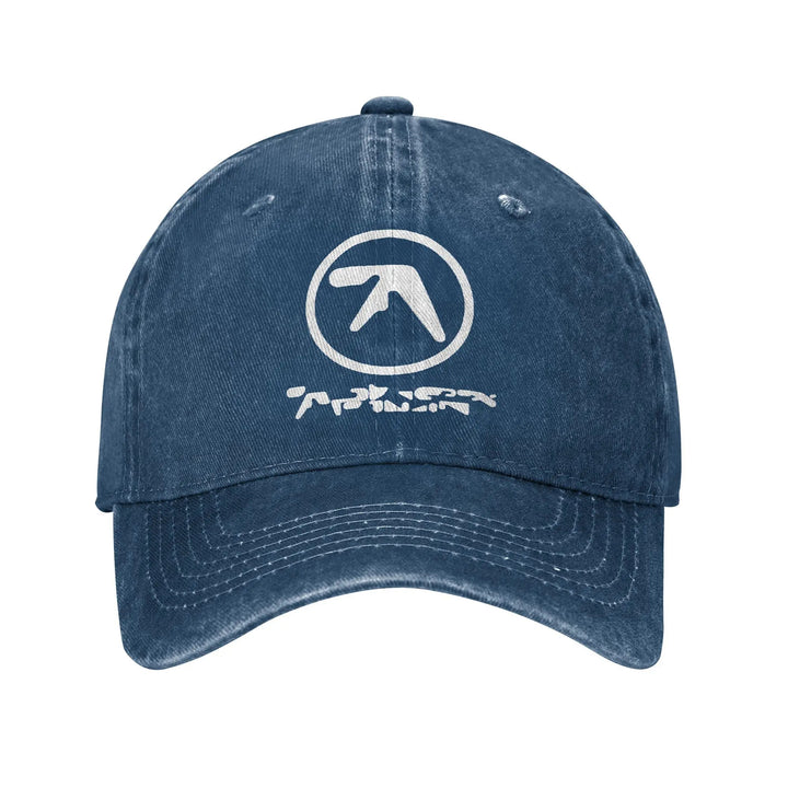 Gorra de Béisbol Aphex Dual Logo Retro Música Electrónica Cierre Trasero para Hombres y Mujeres Gorra Suave Running al Aire Libre