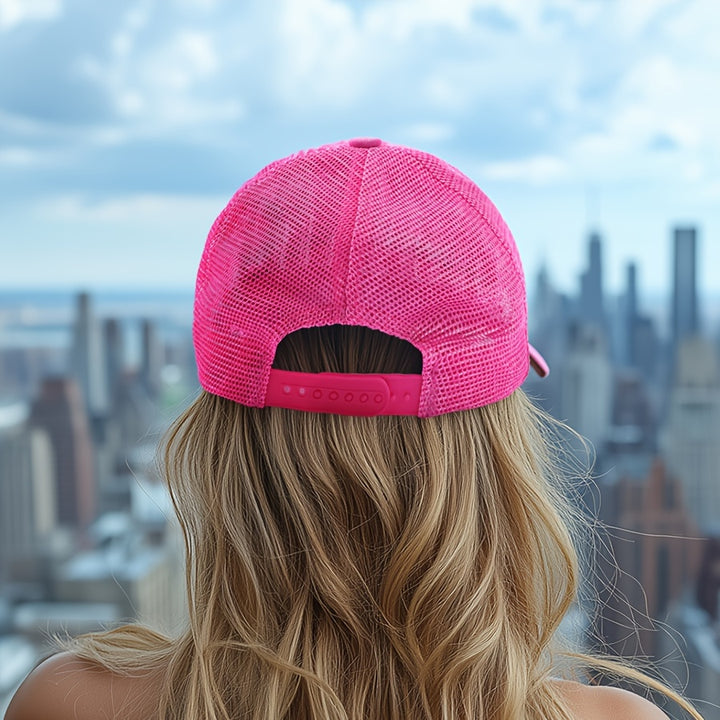 Gorra de béisbol retro lavada, estilo dad hat, ajustable y versátil, gorra suave para el sol