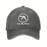 Gorra de Béisbol Aphex Dual Logo Retro Música Electrónica Cierre Trasero para Hombres y Mujeres Gorra Suave Running al Aire Libre