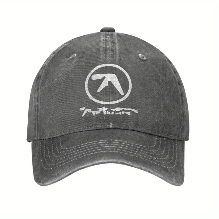 Gorra de Béisbol Aphex Dual Logo Retro Música Electrónica Cierre Trasero para Hombres y Mujeres Gorra Suave Running al Aire Libre