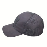 Gorra de béisbol con diseño de camuflaje para hombre, protección solar, transpirable, ideal para pesca, senderismo, campamento y caza, talla ajustable, gorra de playa