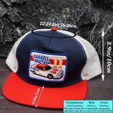 Gorra de Béisbol para Hombres con Número de Carrera 11 y Emblema Estilo Logo de Darrell Waltrip - Ajustable con Cierre, Paneles de Malla Blanca Transpirable y Diseño Icónico de Coche de Carreras #11 - Regalo de Motorsport para Fans