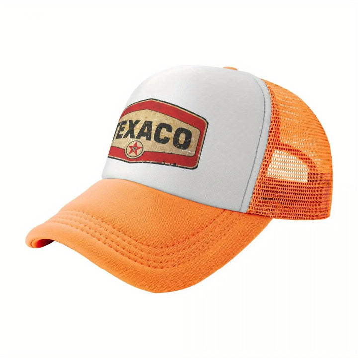Camiseta clásica de Petrole et gaz Texaco, Gorra de lujo con cierre de botón de béisbol para mujeres y hombres