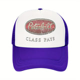 Gorra de béisbol PETERBILT para hombres y mujeres, malla ligera transpirable con cierre de snapback, poliéster, ideal para uso diario y vestimenta casual, adecuada para todas las estaciones, buena opción para regalos de vacaciones